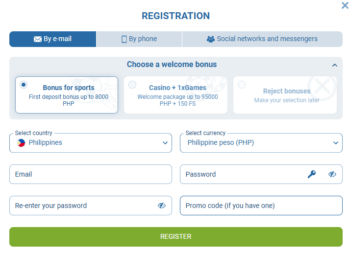 1xbet Welcome Bonuses
